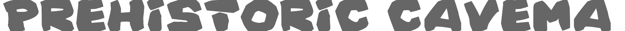 Prehistoric Caveman Prehistoric Caveman.ttf font preview